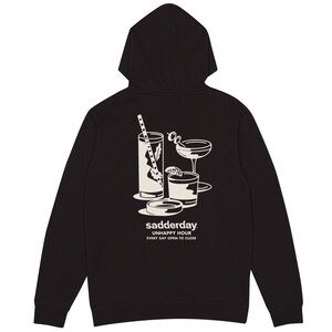 Navy Blue Sweatshirt with Graphic Design